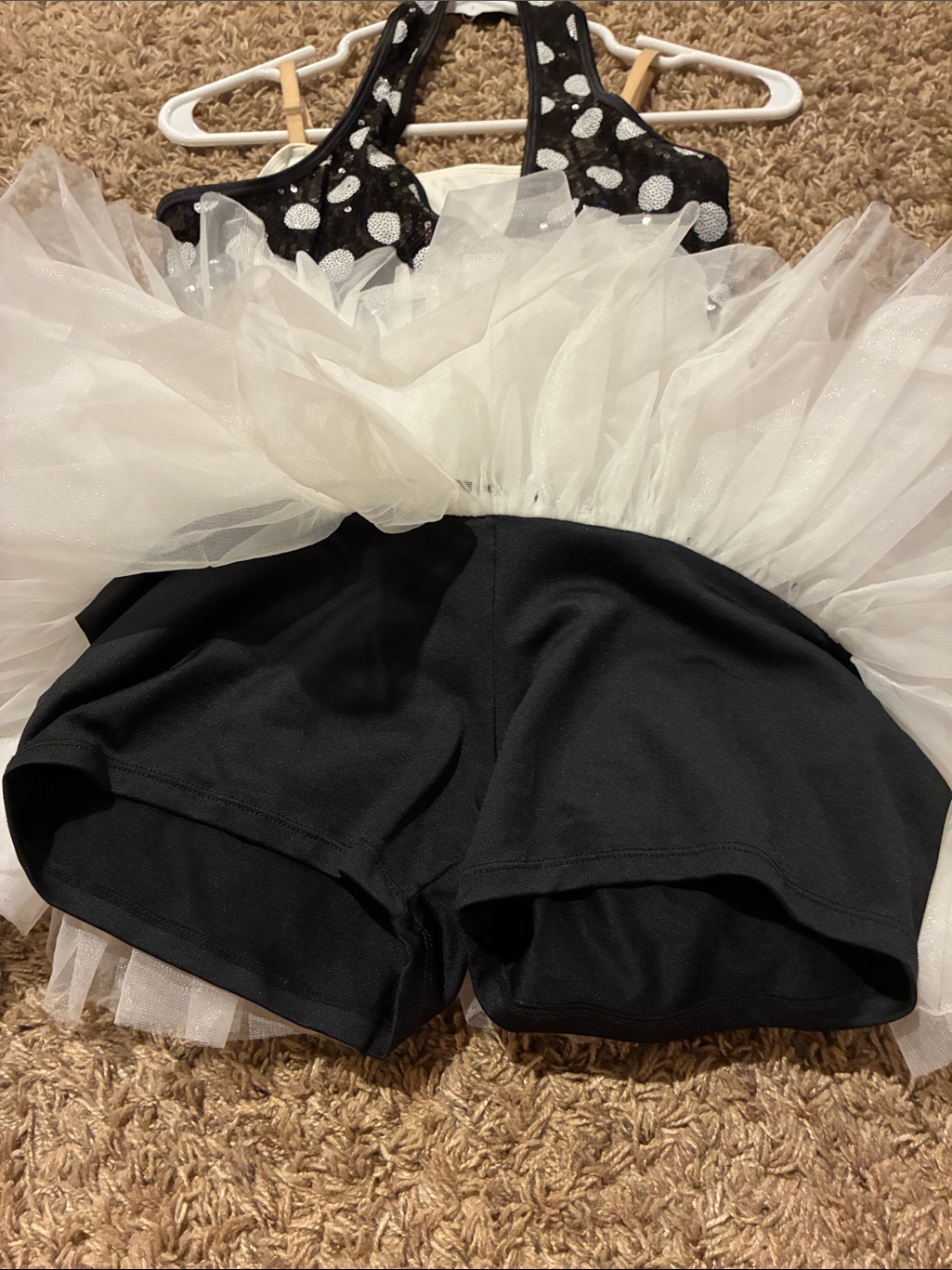 Kids Black And White Jazz / Tap Dance Costume — image 3 of 8